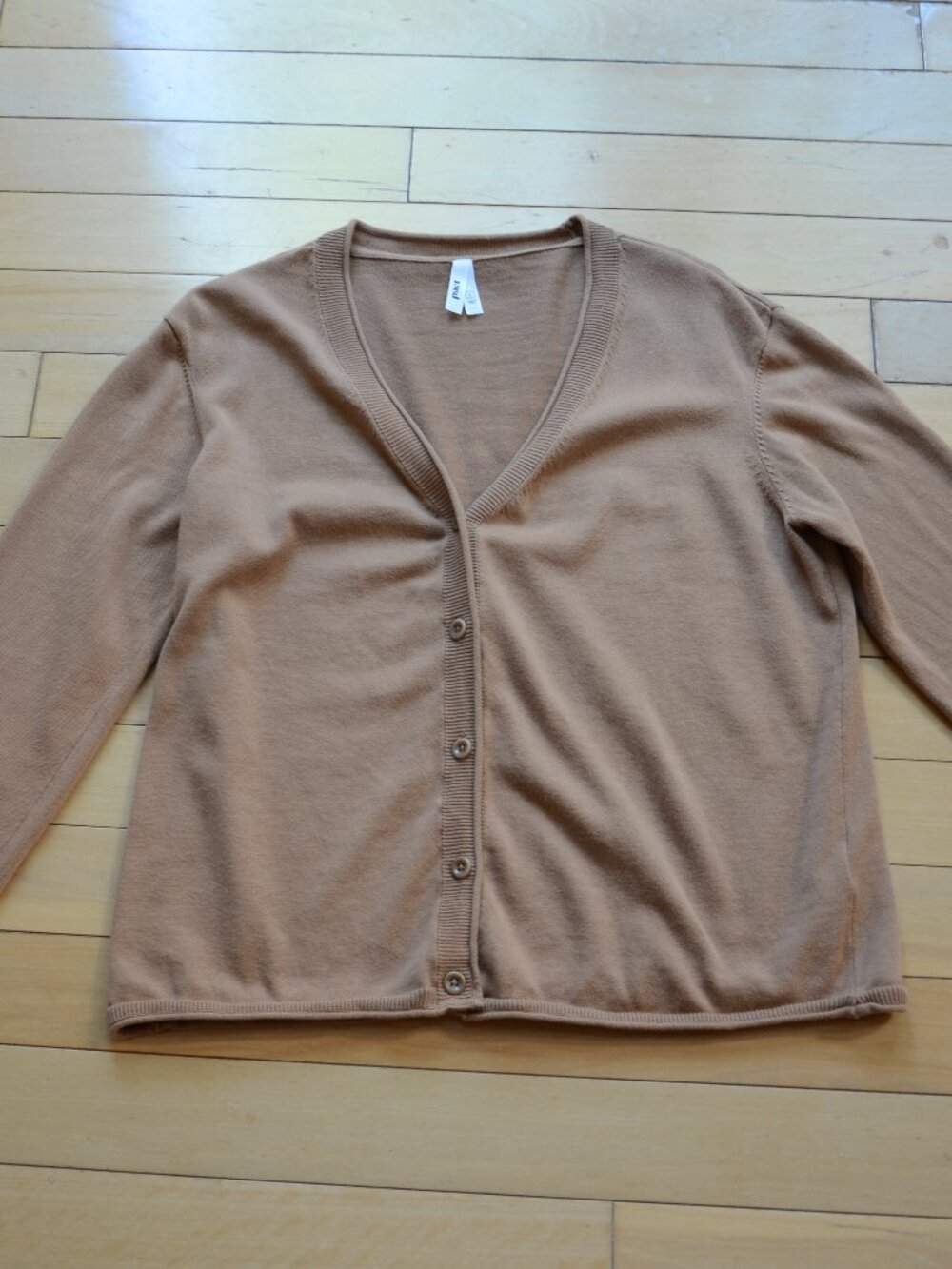 Pact Cardigan Camel Size L